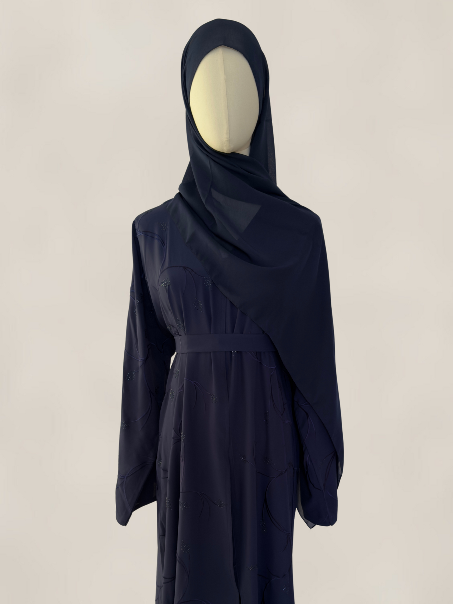 Zahra Abaya - Koyu Mavi