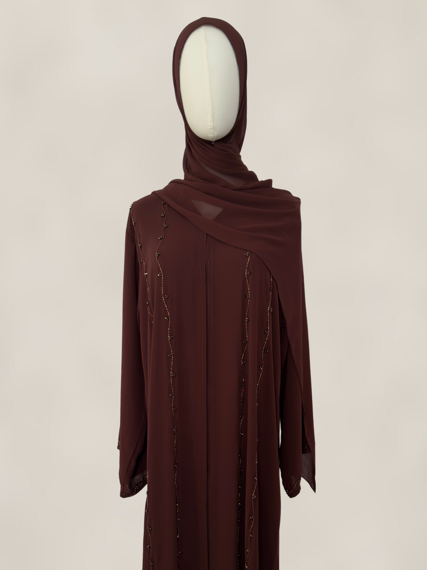 Nour Abaya - Bordo