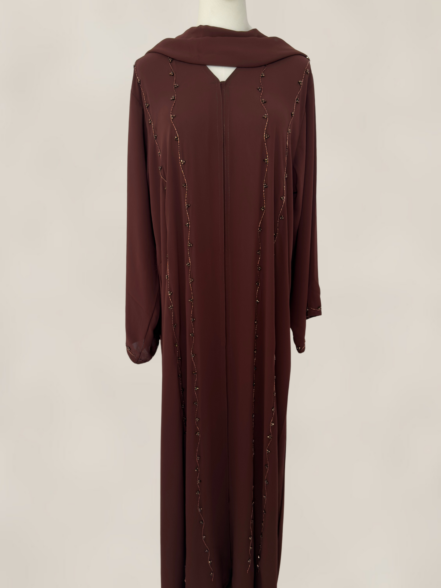 Nour Abaya - Bordo