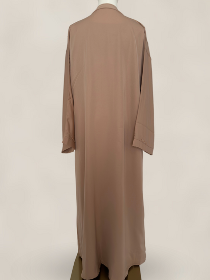 Lulu Abaya - Gül Taupe